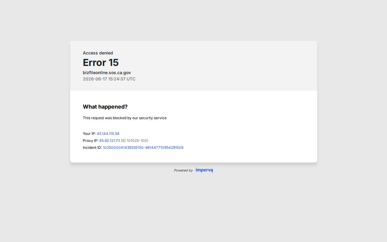 Dinuba residents directory view of California business entity search